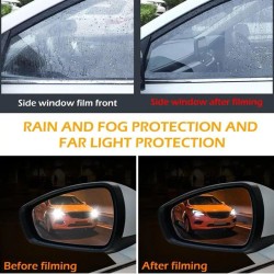 4 Pcs Car Window Anti-Fog & Rainproof Film
