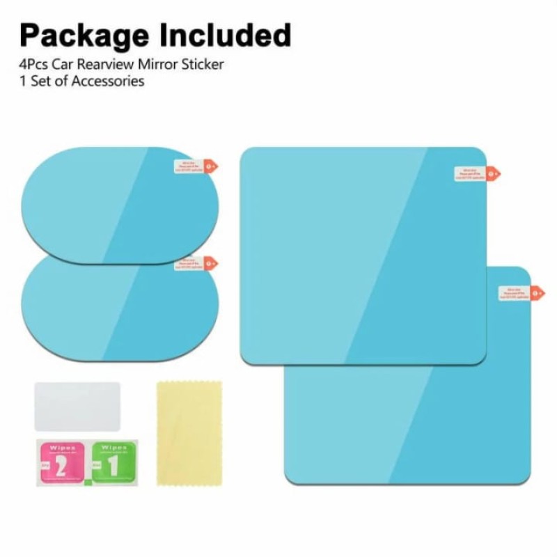 4 Pcs Car Window Anti-Fog & Rainproof Film 8 of 10