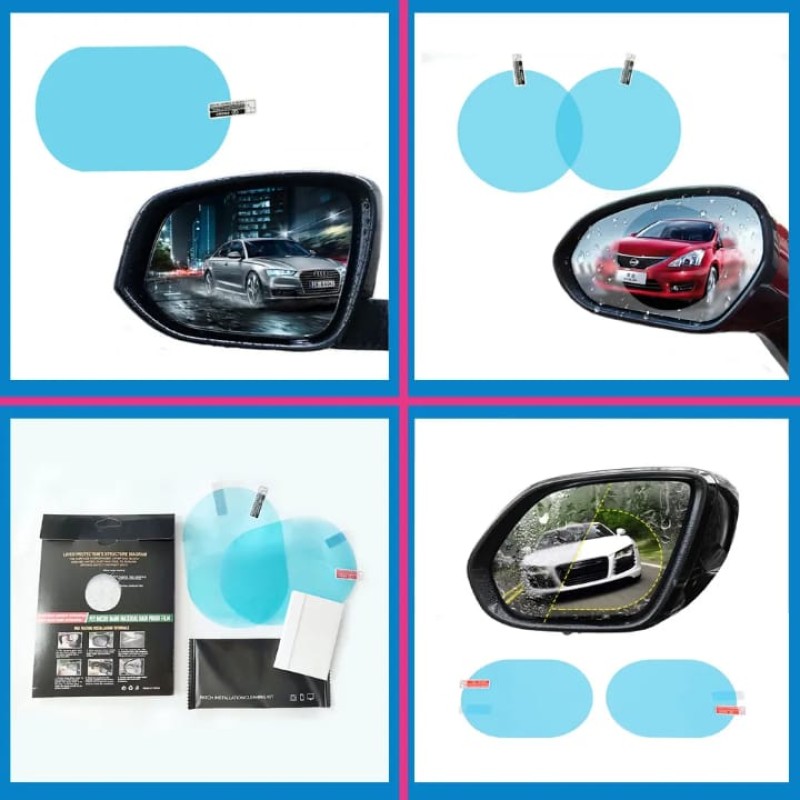 4 Pcs Car Window Anti-Fog & Rainproof Film 9 of 10