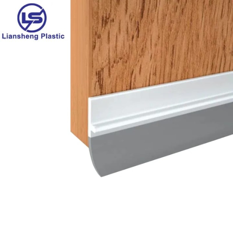 Waterproof Adhesive Silicone rubber Under Door Sealing strip 6 of 9
