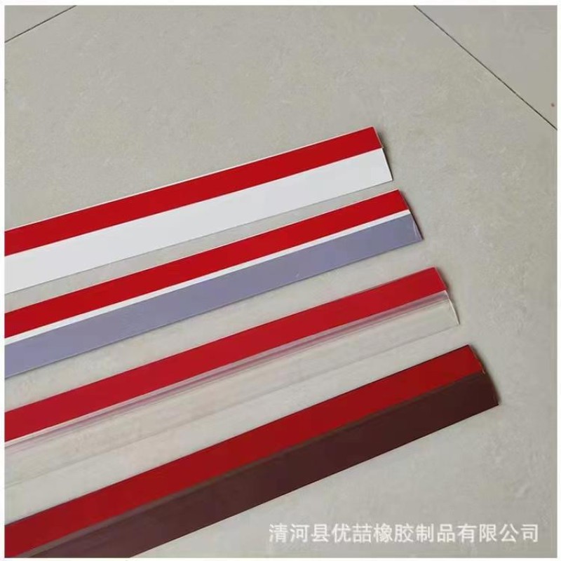 Waterproof Adhesive Silicone rubber Under Door Sealing strip 2 of 9