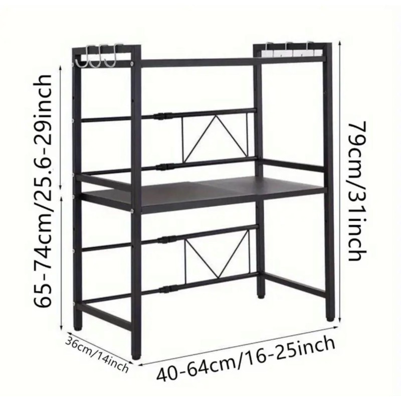 Heavy-Duty Adjustable Microwave Stand 11 of 11