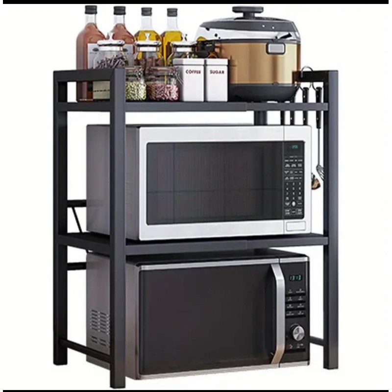 Heavy-Duty Adjustable Microwave Stand 4 of 11