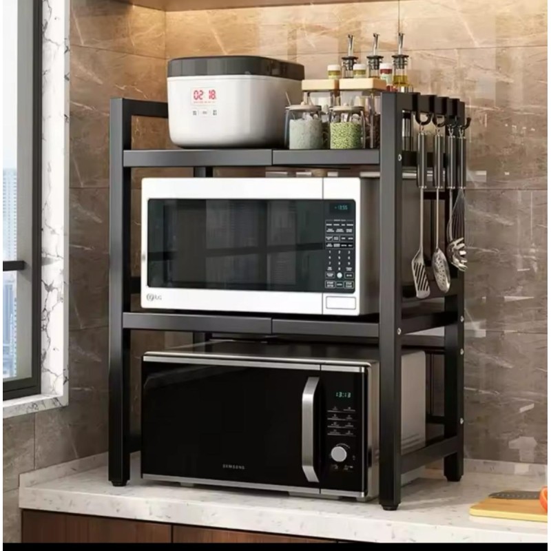 Heavy-Duty Adjustable Microwave Stand 2 of 11