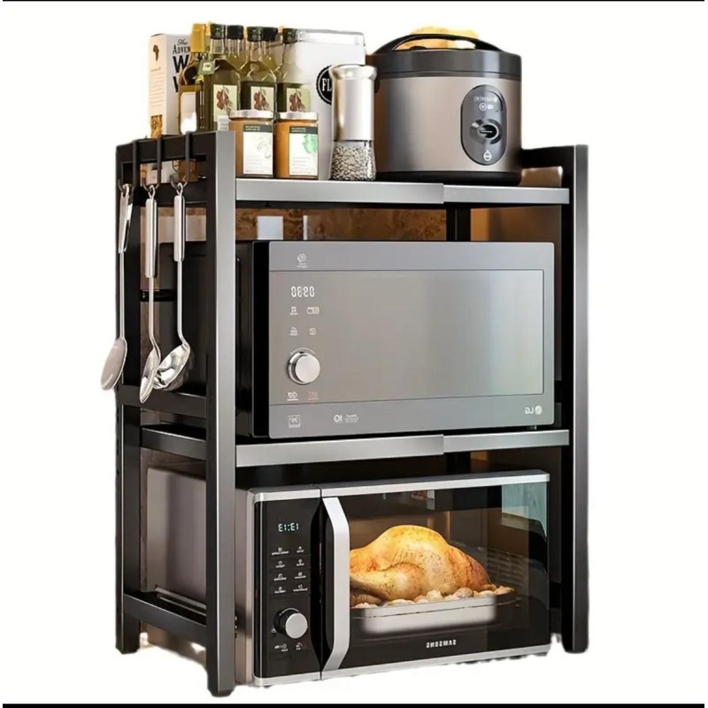Heavy-Duty Adjustable Microwave Stand 7 of 11