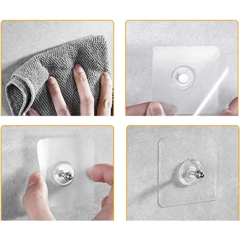 Self-Adhesive Hook Stickers – 10pcs Set 7 of 10