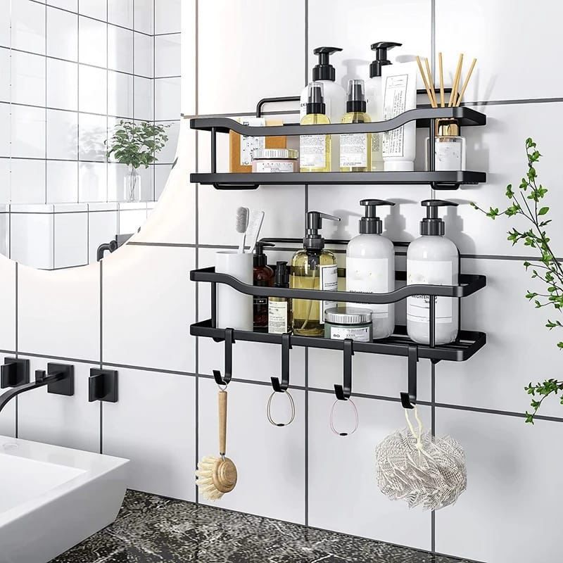 2PCS Shower Caddy Shelf | Bathroom Organizer 3 of 4