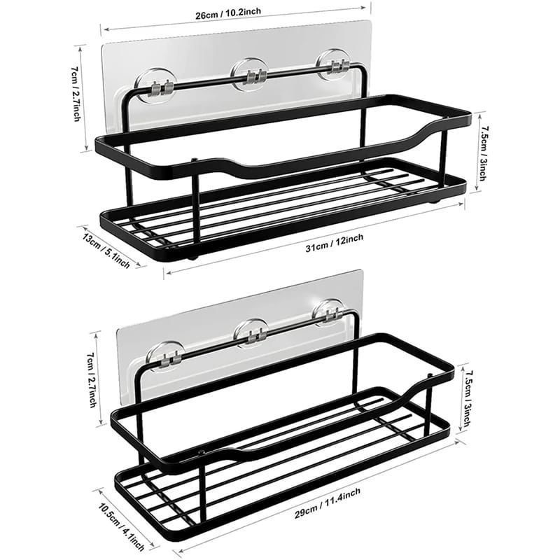 2PCS Shower Caddy Shelf | Bathroom Organizer 4 of 4
