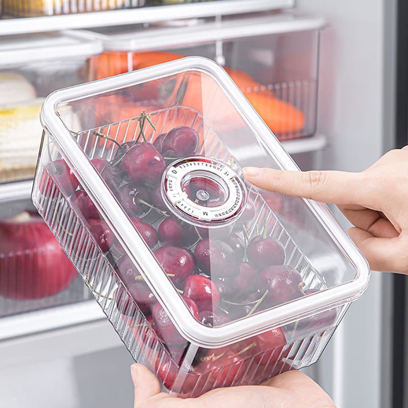 Acrylic Transparent Fridge Organizer – Set of 3 5 of 5