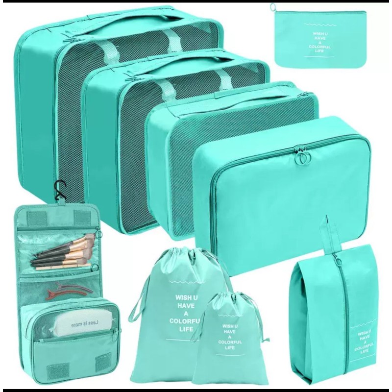 9pcs Luggage Travel Organizers 6 of 7