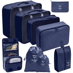 9pcs Luggage Travel Organizers 9pcs Luggage Travel Organizers