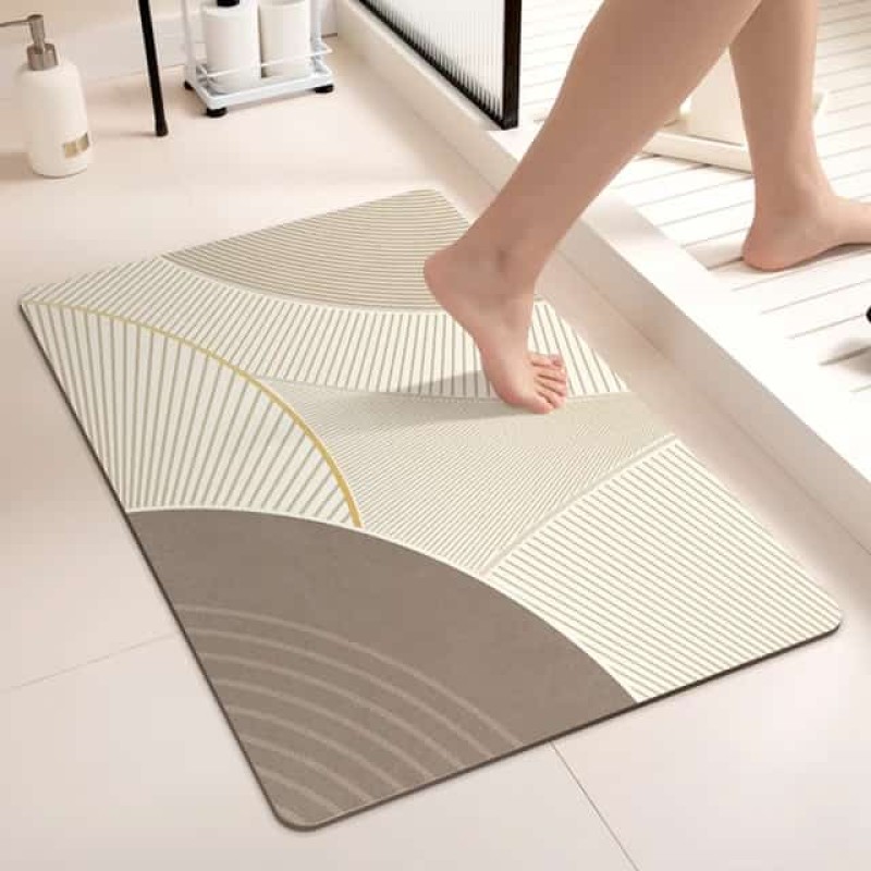 Antislip Absorbent Bathroom Mat 2 of 10