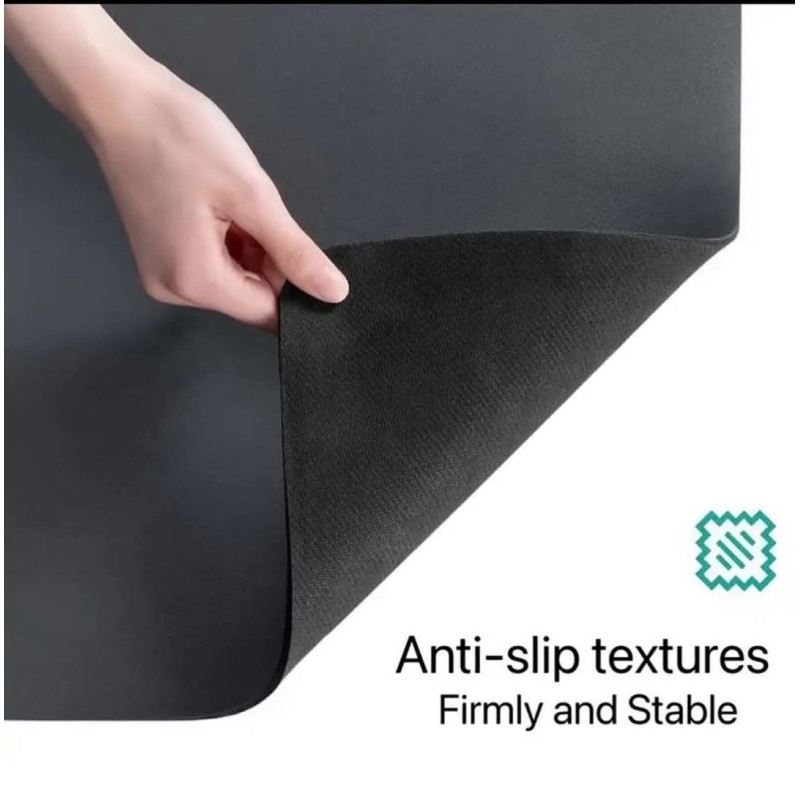 Super Absorbent Nonslip Drain Dish Drying Mat 4 of 7