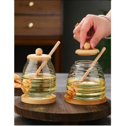 Multi-Purpose Glass Honey Storage Jar – 500ml