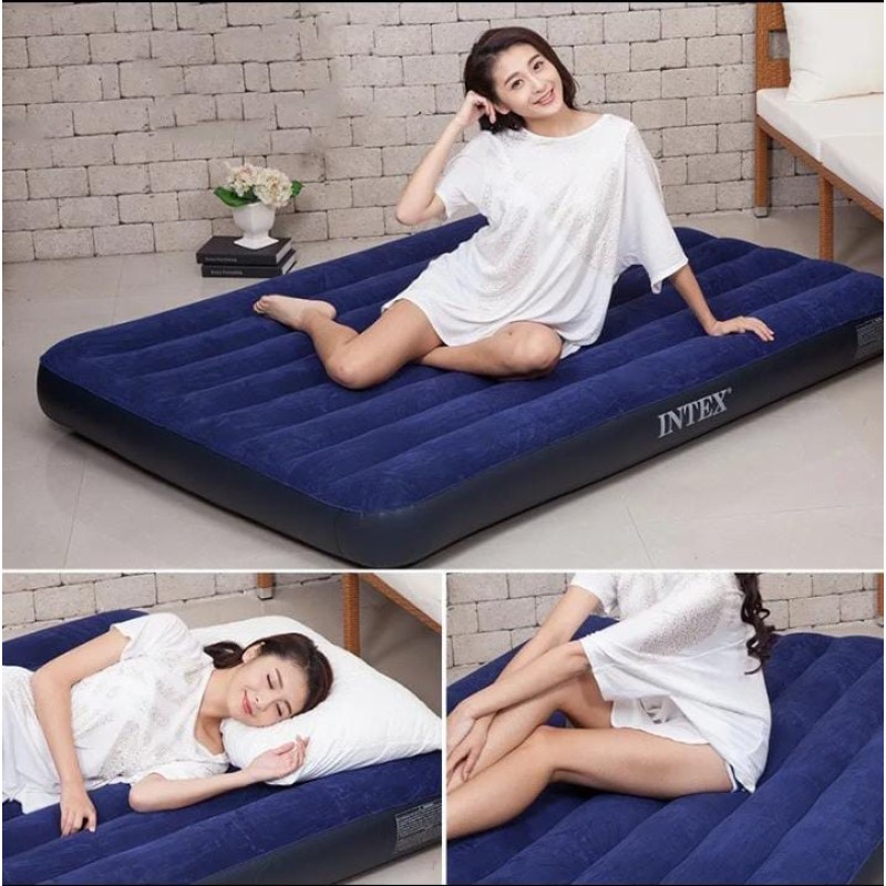 INTEX INFLATABLE MATTRESS + FREE Electric Pump! 2 of 4