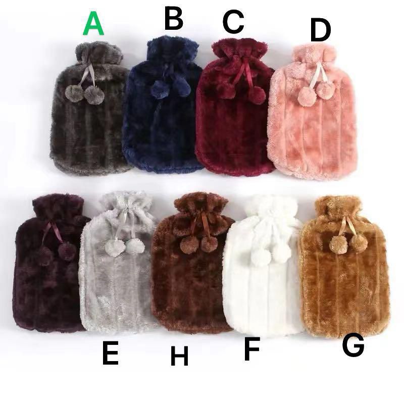 Hot Water Bottle with Faux Fleece Cover 3 of 5