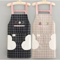 Kitchen Apron with Hand Wipe Pockets