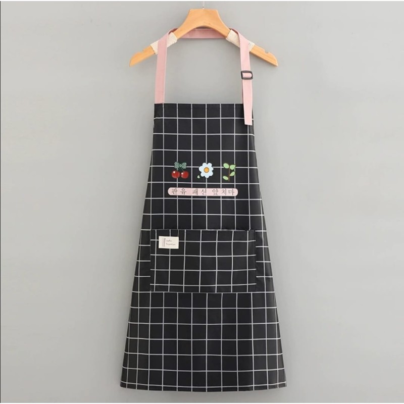 Kitchen Apron with Hand Wipe Pockets 5 of 6
