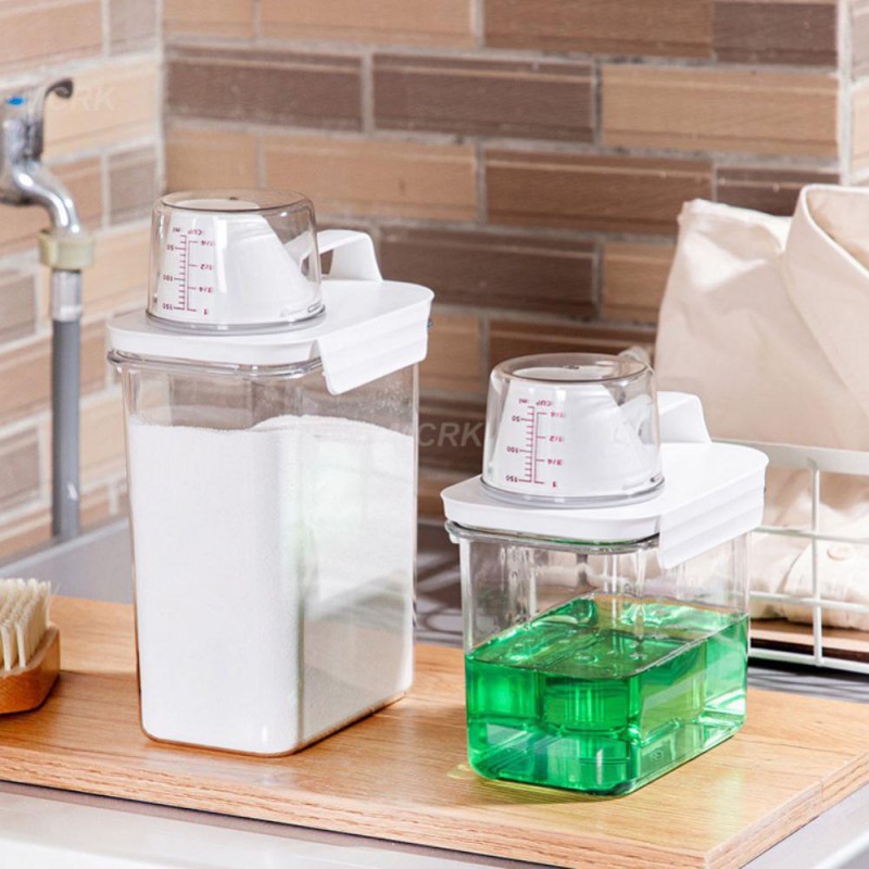 Acrylic Laundry Detergent Storage Container 3 of 4