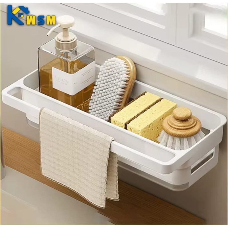 Wall-Mounted Sink Caddy Organizer 2 of 4