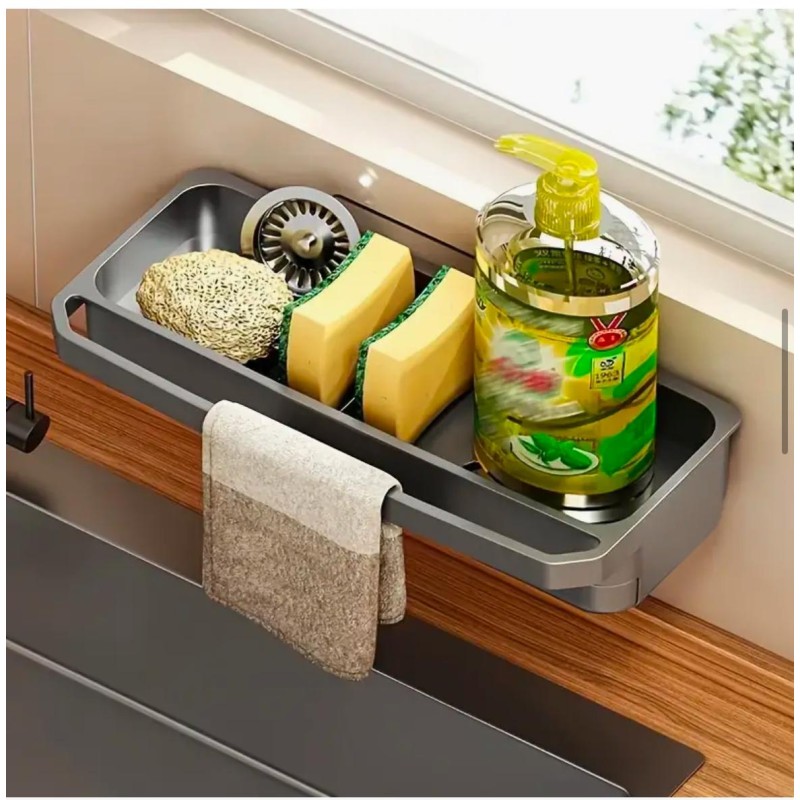 Wall-Mounted Sink Caddy Organizer