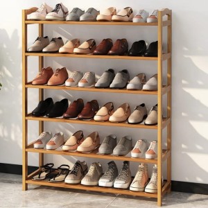 6-Layer Bamboo Shoe Rack – KSh 4,600