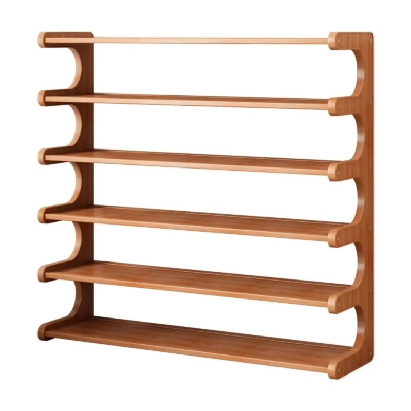 6 Layer Bamboo shoe rack 2 of 4