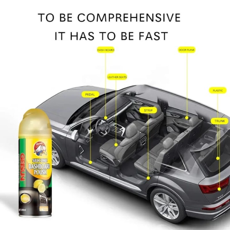Getsun Car Interior Leather Dashboard Polish Cleaner Wax – 200ml 7 of 7