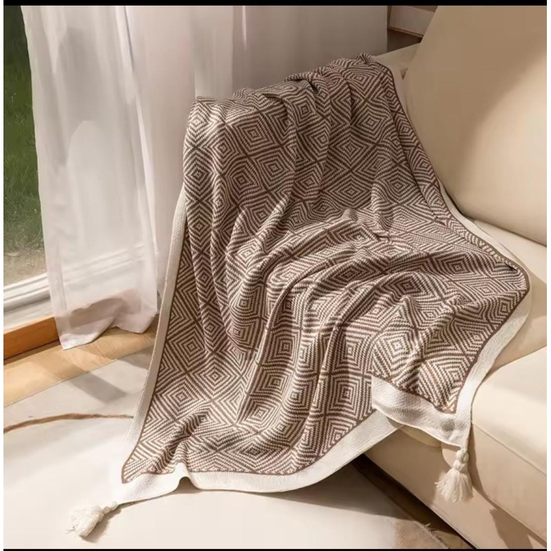 Bohemian Knitted Throw Blankets 8 of 8