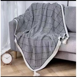 Bohemian Knitted Throw Blankets
