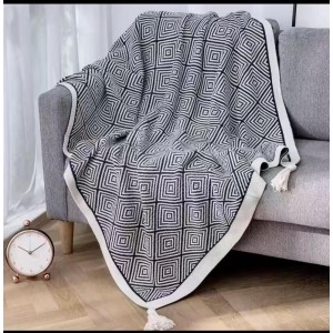 Bohemian Knitted Throw Blankets