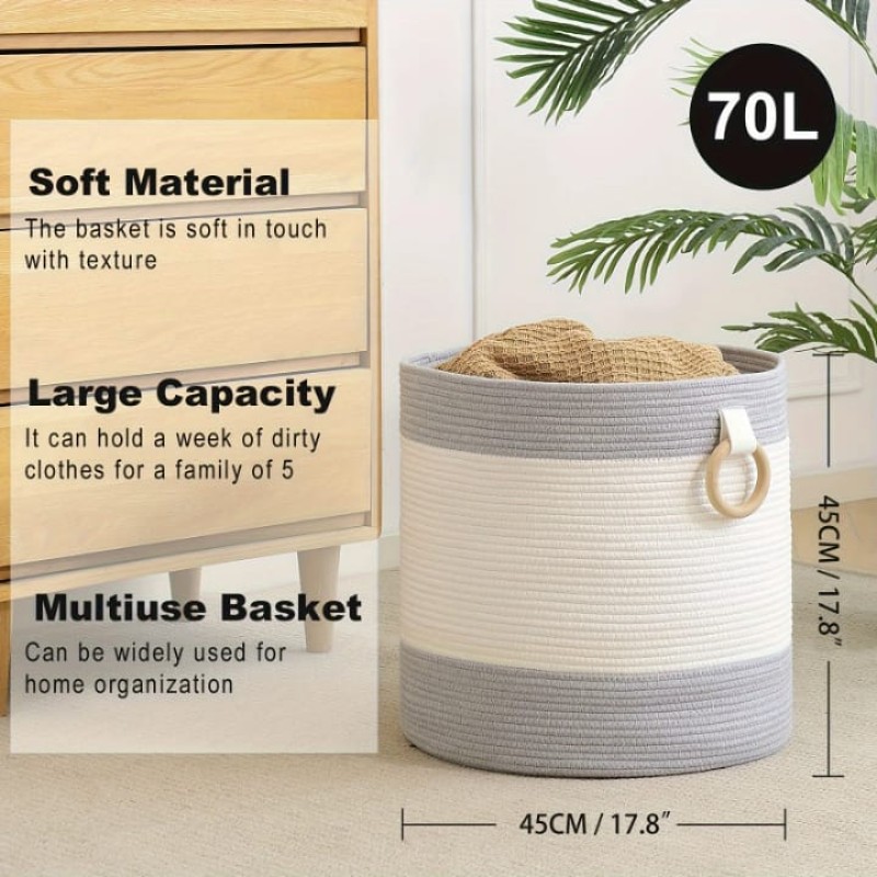 Cotton Rope Basket 3 of 7