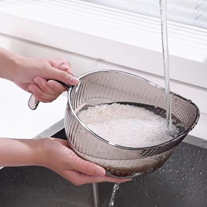 Acrylic Rice Washing Bowl / Colander Acrylic Rice Washing Bowl / Colander