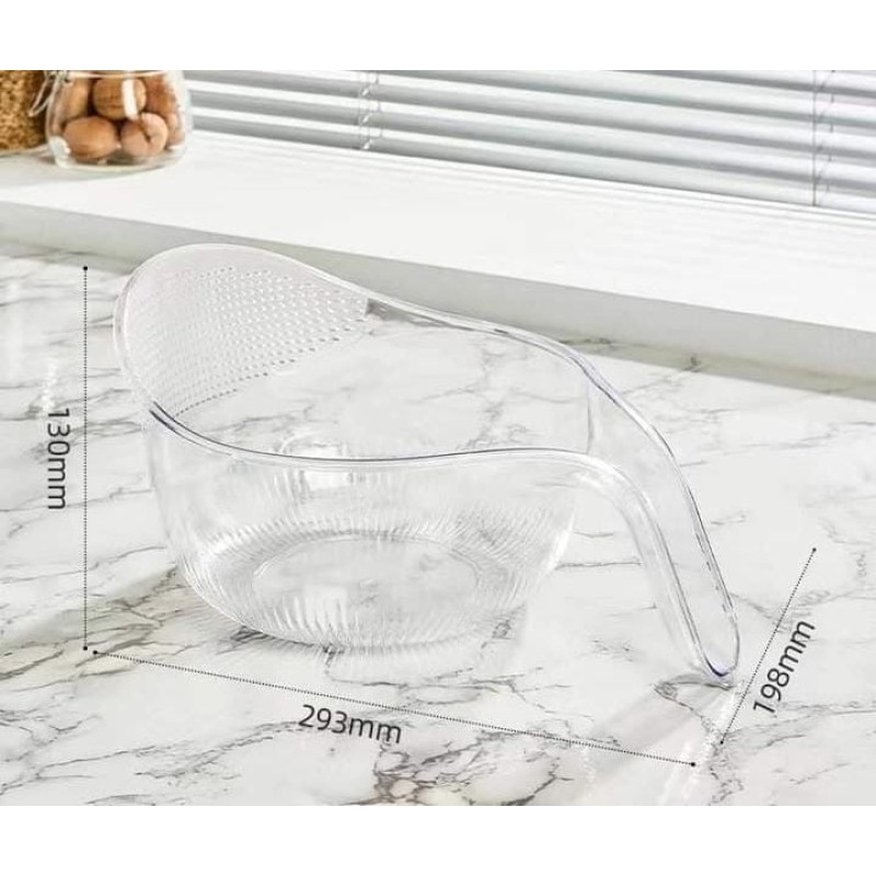Acrylic Rice Washing Bowl / Colander 5 of 5