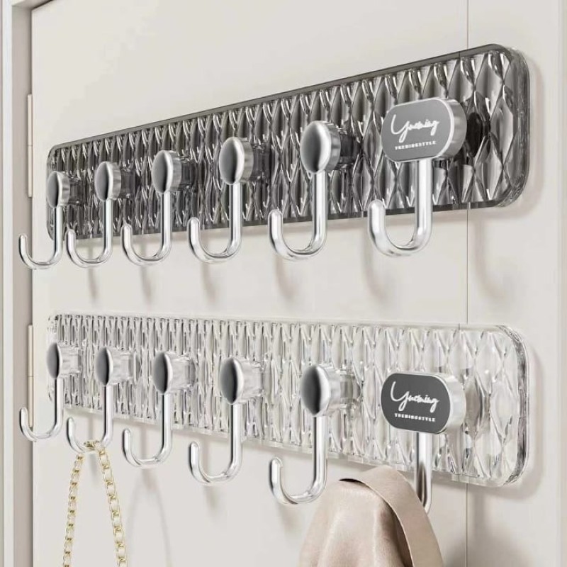 Luxury Six-Row Adhesive Hooks 3 of 3