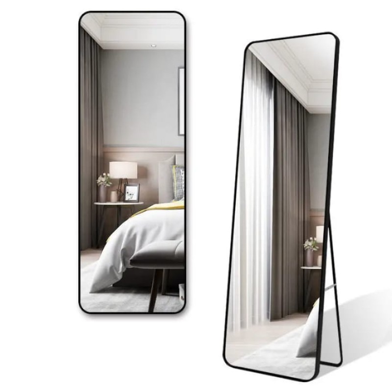 Full Body Rectangular Framed Dressing Mirror 2 of 7