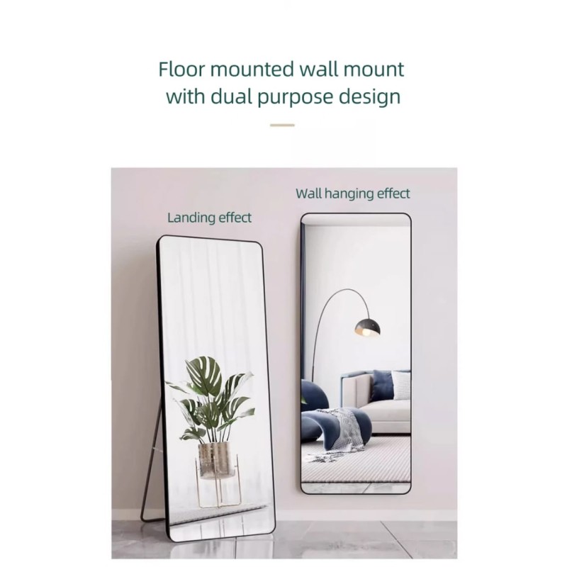 Full Body Rectangular Framed Dressing Mirror 5 of 7