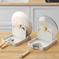 Pot Lid Rack & Spoon Holder