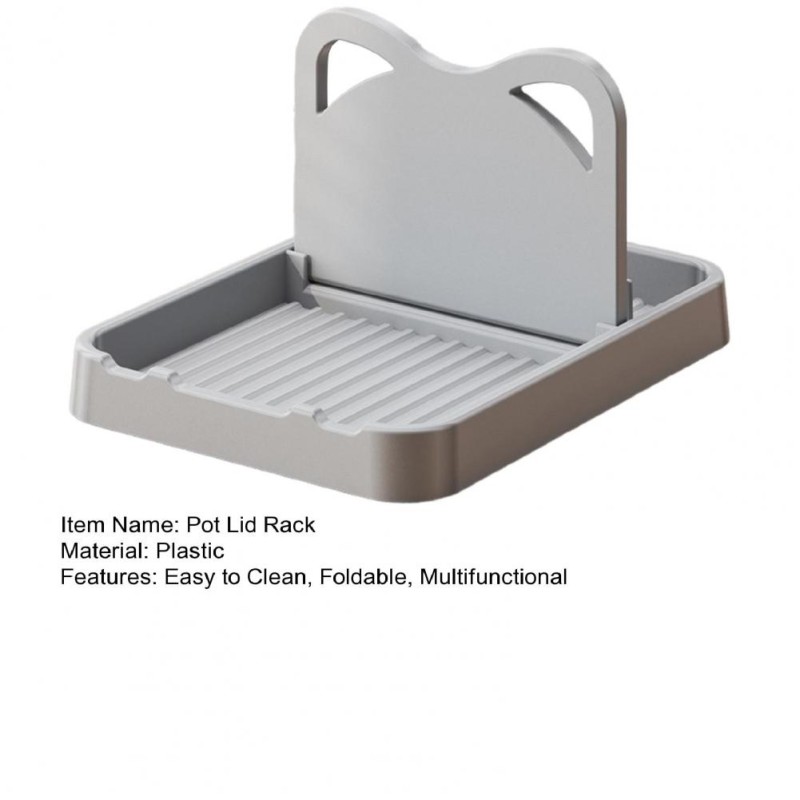Pot Lid Rack & Spoon Holder 3 of 5