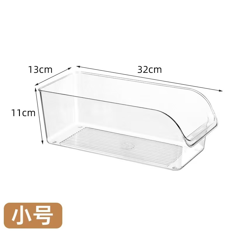 Acrylic Transparent Fridge Organizer – Set of 3 4 of 4