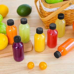 Set of 12pcs Ginger Shots Glass Bottles