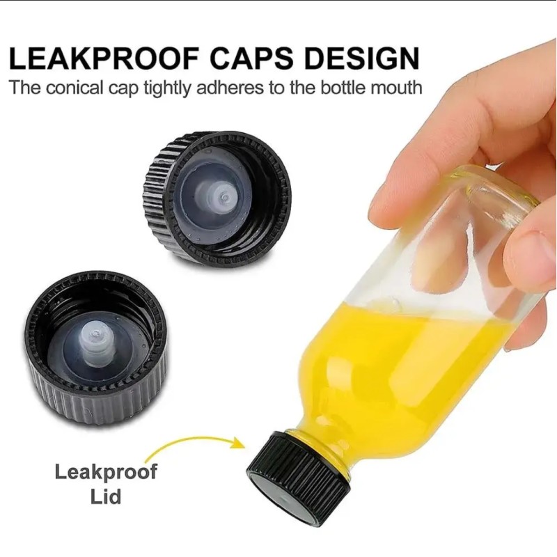 Set of 12pcs Ginger Shots Glass Bottles 3 of 3
