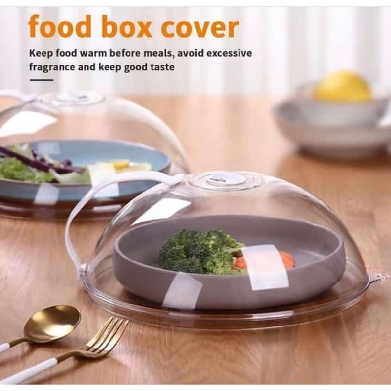 Heavy Microwave Cover with White Handle 3 of 4