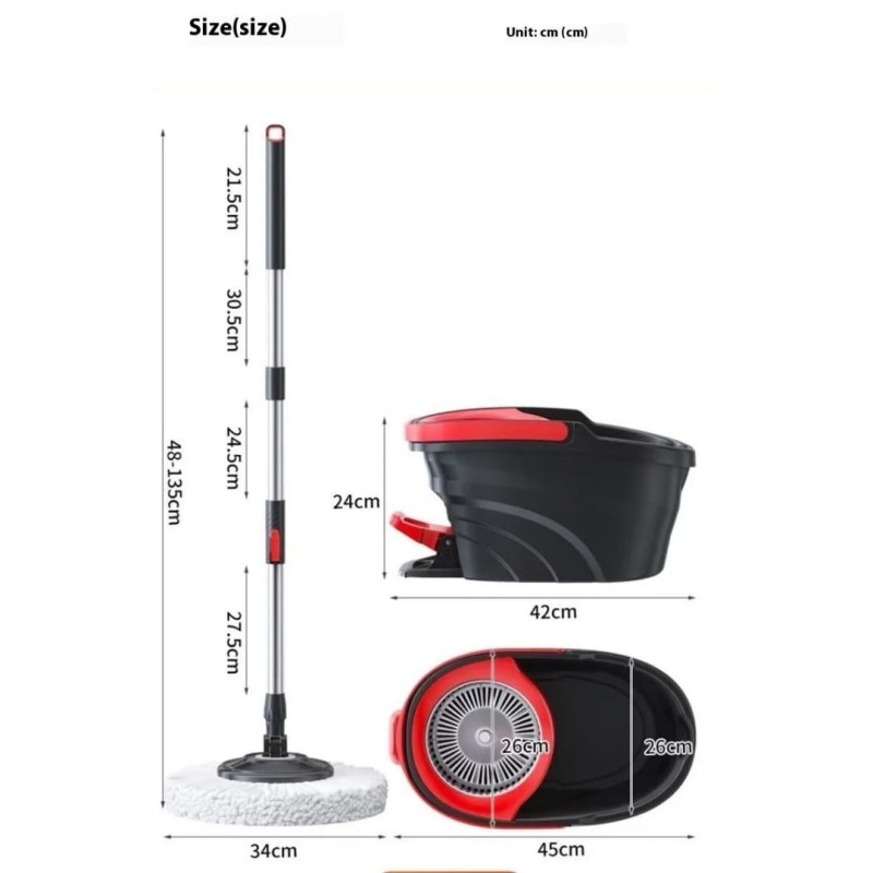 Pedal Spin Mop & Bucket Set 3 of 5