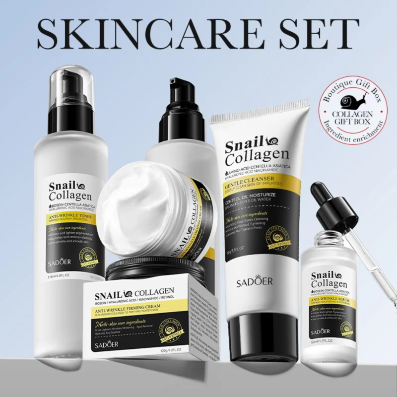 Snail Collagen Anti Wrinkle Repairing 5 piece set 3 of 3