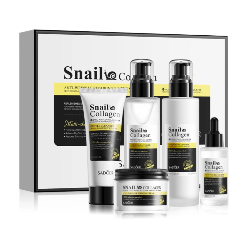 Snail Collagen Anti Wrinkle Repairing 5 piece set 2 of 3