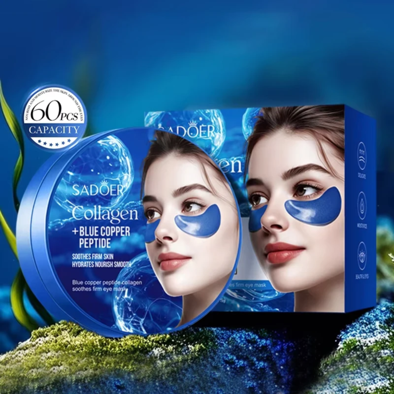 Blue Copper Peptide Collagen Eye Mask Patches 2 of 4