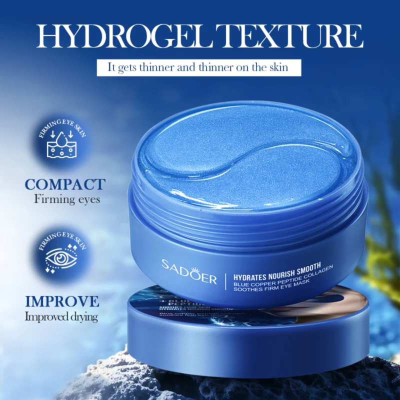 Blue Copper Peptide Collagen Eye Mask Patches 3 of 4