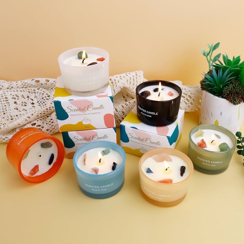 Crystal Stones Scented Candle 2 of 6