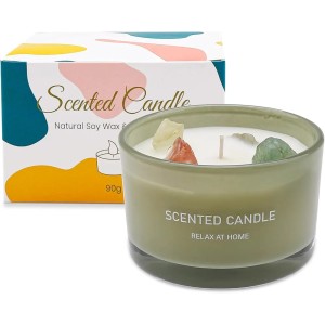 Crystal Stones Scented Candle